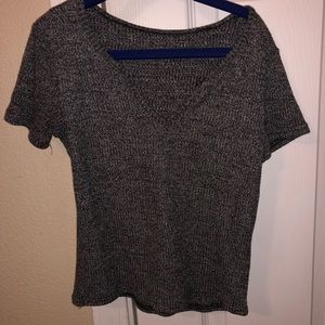 V neck crop top